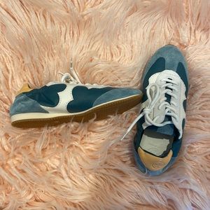 Tory Burch Golf Sneakers brisk blue / ivory sneakers size 6